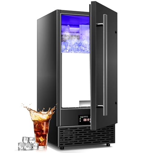 15" Wide Commercial Under Counter Ice Maker – 120 lbs/Day,
