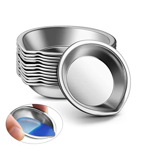 12 Piezas Maquillaje de Acero Inoxidable para Mezclar Pintura