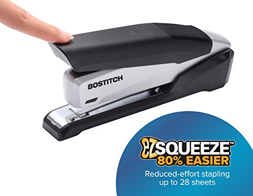 Bostitch Office Metal Executive Stapler - 3 in 1 Stapler - One Finger
