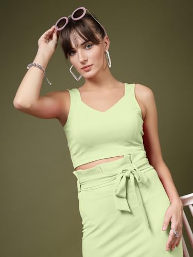 Image of OOMPH! Stretchable Sleeveless Crop Top