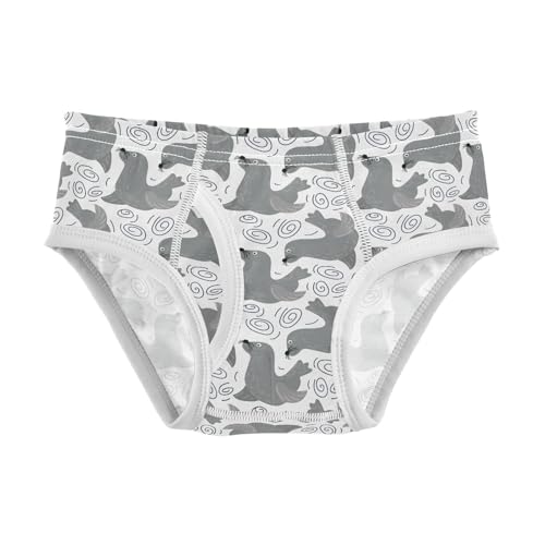 Cotton Little Boys Briefs Cute Seal Soft Toddler Underwear