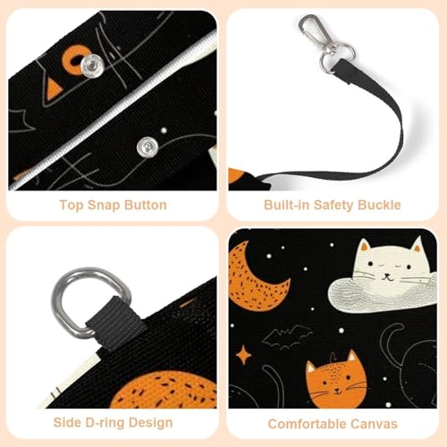 Sac de transport pour chat d'Halloween idéal pour sorties et balades - 5