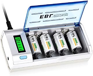 EBL 906 Smart Charger for AA AAA C D 9V Rechargeable Batteries
