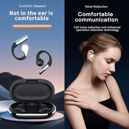 Écouteurs de sport Bluetooth 5.4 oreille étanches avec LCD