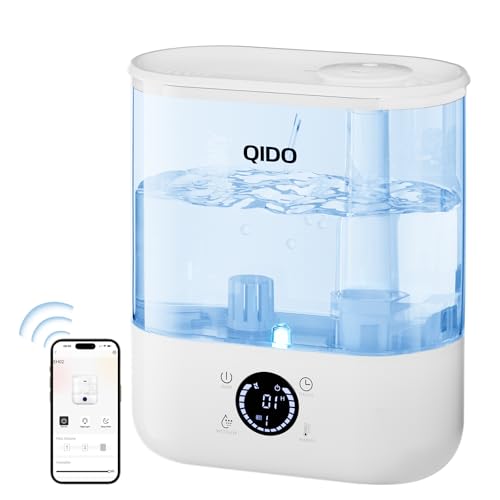 QIDO Top Fill Humidifiers for Bedroom, 5 L Cool Mist