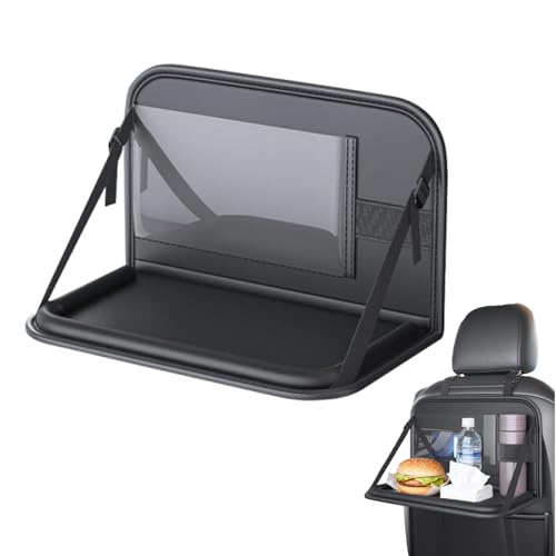Tablette pour siège auto pliable pour éviter le désordre et travailler confortablement - 2