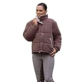 100% Polyester PFIFF Reitblouson Göteborg gefüttert, braun, XS