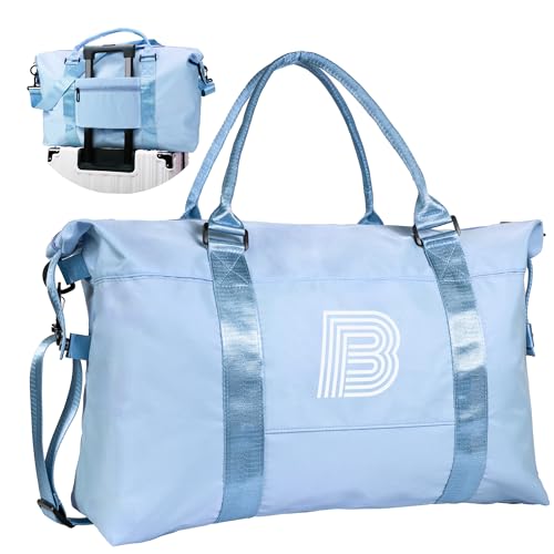 Image of Gifts for Girls, Initial Travel Duffel Bag, Sports Gym Bag