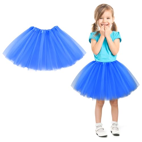 WLLHYF Jupe tutu à 3 couches en tulle à paillettes et étoile - Jupes de danse ballet - Costume de princesse - Costume de fête festif pour filles, femmes,...