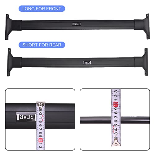 Snailfly Black Crossbar Fit For 2021 2022 2023 Toyota Sienna W/Side Rails Roof Rack Cross Bars #TOP2