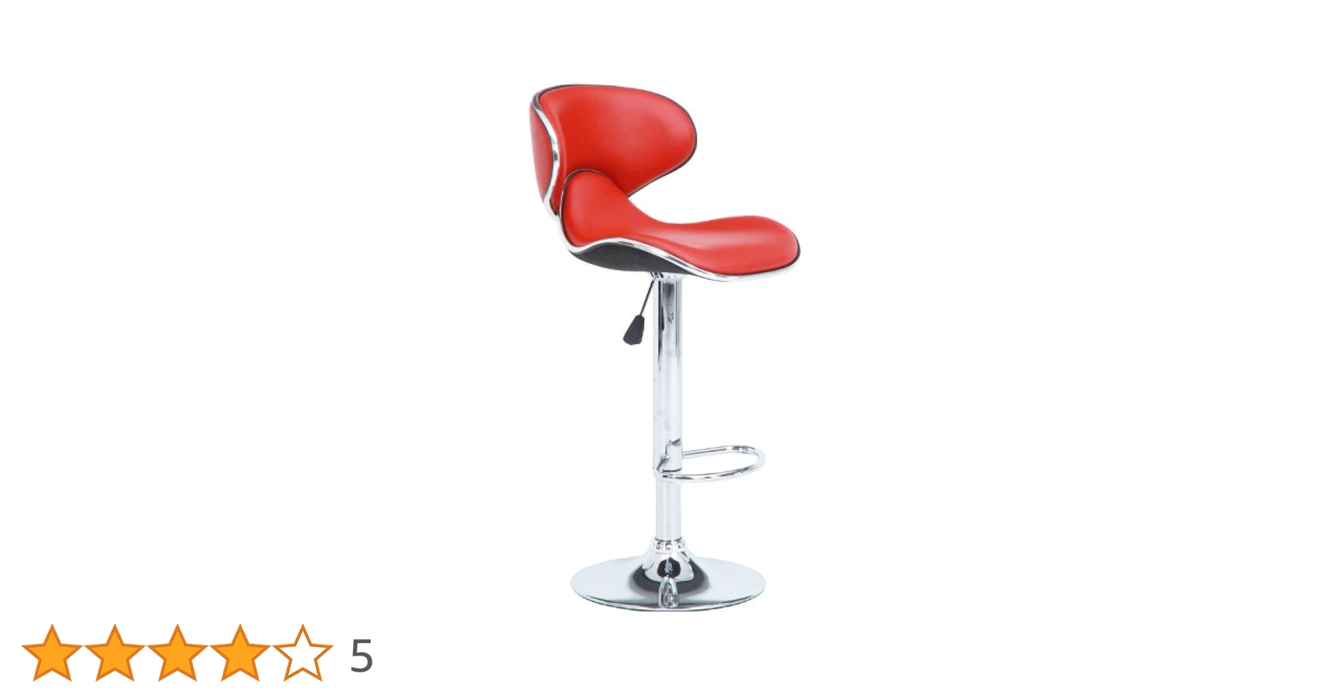 カウンターチェア　2脚セット　回転　イス　赤　レッド　red chair カウンターチェア 2脚セット 回転 イス 赤 レッド red chair