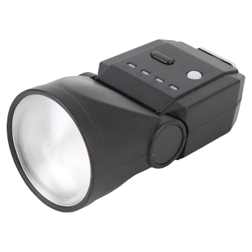 Tangxi Mini Flash de Cámara, Linterna DSLR de Película Digital, Soporte de Zapata Portátil, Luz de Relleno Externa Universal F02, para GN8 6500K CRI97
