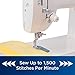Brother PQ1500SL Sewing and Quilting Machine, Up to 1,500 Stitches Per Minute, Wide Table, 7 Included Feet