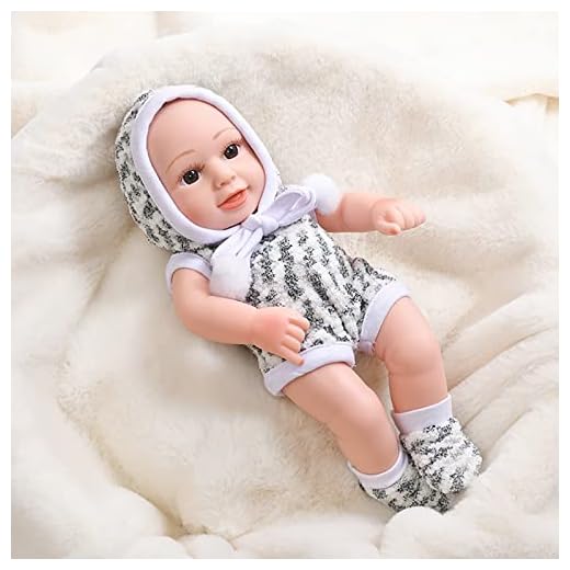 Docka, 12"realistisk återfödd handgjord sovande eller öppna ögon baby tjej/pojke docka,C