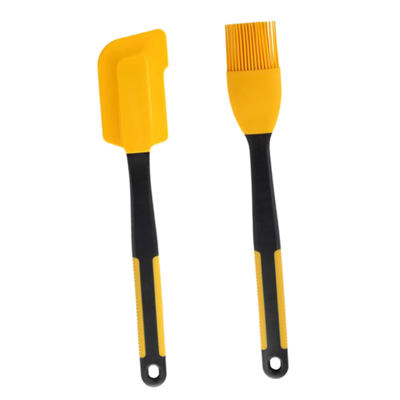 BRIGHTFUFU Silicone Squeegee Oil Brush Set Baking and Spatula Tool Heat Resistant Dual-purpose Scraper Lightweight and Compact Essential for Every Kitchen