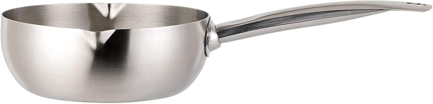 Wok Milk Pot Snow Pan Stainless Steel Household Soup Pot Cooking Pot Electromagnetic Oven Universal Frying Pan (Size : 20cm)