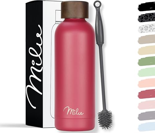 Milu Thermosflasche 500ml Isolierte Edelstahl Thermo Trinkflasche Thermoskanne Auslaufsichere Isolierflasche doppelwandig - Kohlensäure… – Ansicht 1