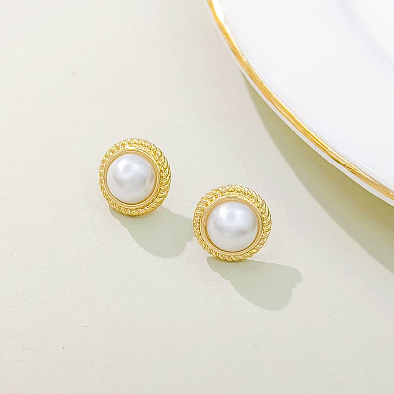 Gold Plated Statement Love Knot Post Stud Earrings for Women, Cross Hypoallergenic Jewelry Gift for Sensitive Ears2