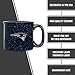 Rico Industries NFL New England Patriots Personalized 12oz. Speckle Camper Coffee Mug, Deep Laser Engraved Logo, Ceramic Camping Mug with Navy Body, Speckle Glaze