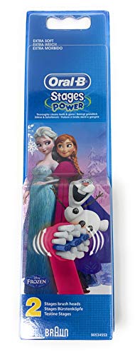 ブラウン オーラルB 電動歯ブラシ用替えブラシ 子供用 EB10-2 すみずみクリーンキッズ やわらかめ アナと雪の女王