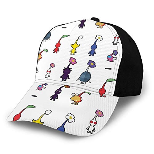 KEEHUA Pikmin Fauna Unisex Classic Hat Men Women Adjustable Baseball Cap Black