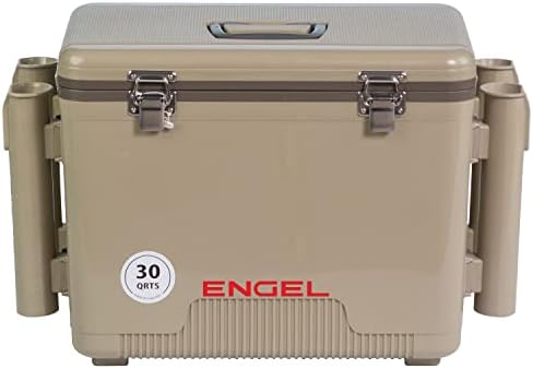 Engel UC30 Leak-Proof, Air Tight, Fishing Drybox Cooler with Built-in Fishing Rod Holders, Also Makes The Perfect Hard Shell Lunchbox for Men and Women image 5