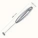 Bonsenkitchen Electric Milk Frother, Automatic Milk Foam Maker for Bulletproof Coffee, Matcha, Stainless Steel Whisk Battery Operated Mini Drink Mixer Blender