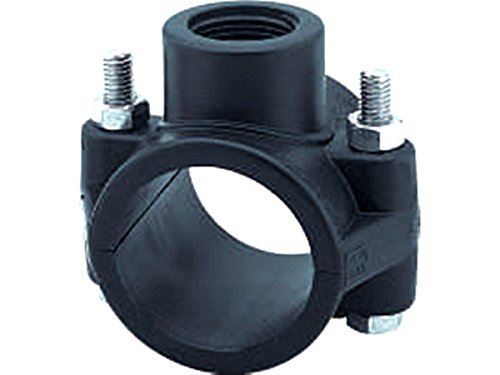 PP Tapping Clamp Pipe with 2 Screws, Multi-Coloured