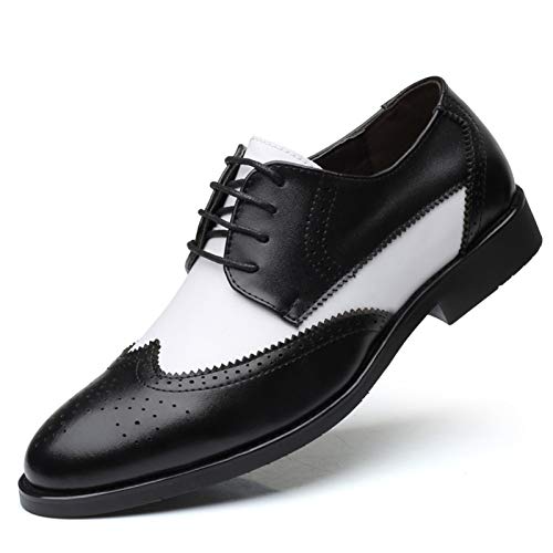 Zapatos Oxford para hombres con cordones Brogue y suela antideslizante