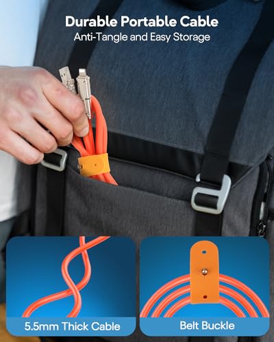 Cable combo Lightning tipo C compatible con Sumsung y Huawei transferencia datos 5