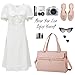 LOVEVOOK Laptop Bag for Women 15.6 Inch Laptop Tote Work Professional Leather Computer Briefcase Waterproof Handbag Shoulder Large Capacity Business Teacher Office Bag Crossbody Purse,Pink
