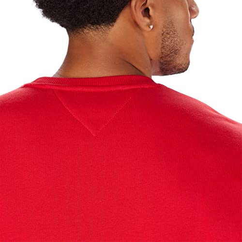 Tommy Hilfiger Mens Midweight Crewneck Sweatshirt (as1, alpha, x_l, regular, regular, Apple Red)4