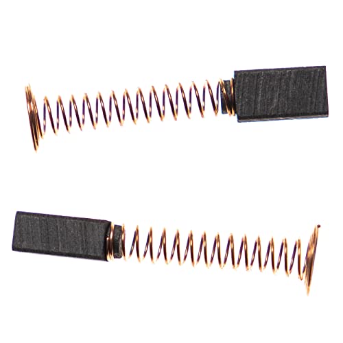vhbw 2x escobilla 11 x 6 x 4,75 mm Compatible con Dremel 395 (F013039504), 395 (F013039510), 300 (F013030000) herramientas + resorte