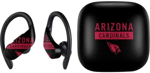 Skinit Decal Audio Skin Compatible with PowerBeats Pro - Officially Licensed NFL Arizona Cardinals Red Performance Series Design