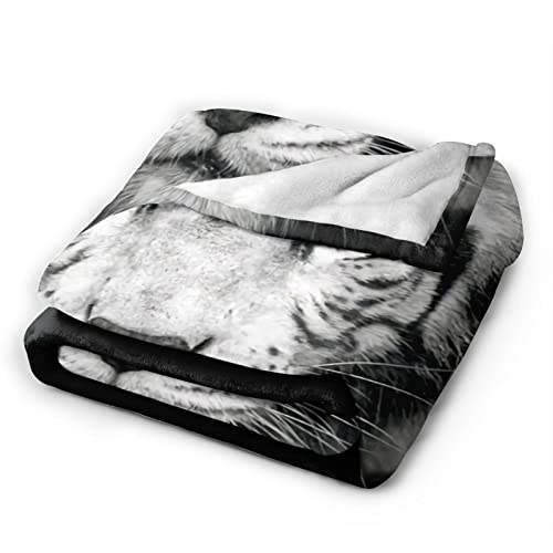 Tiger Blanket Animal Print Blankets Lightweight Soft Cozy Warm Throw Blanket For Boy Girl Chair Bed Gift 60"X50" #TOP4
