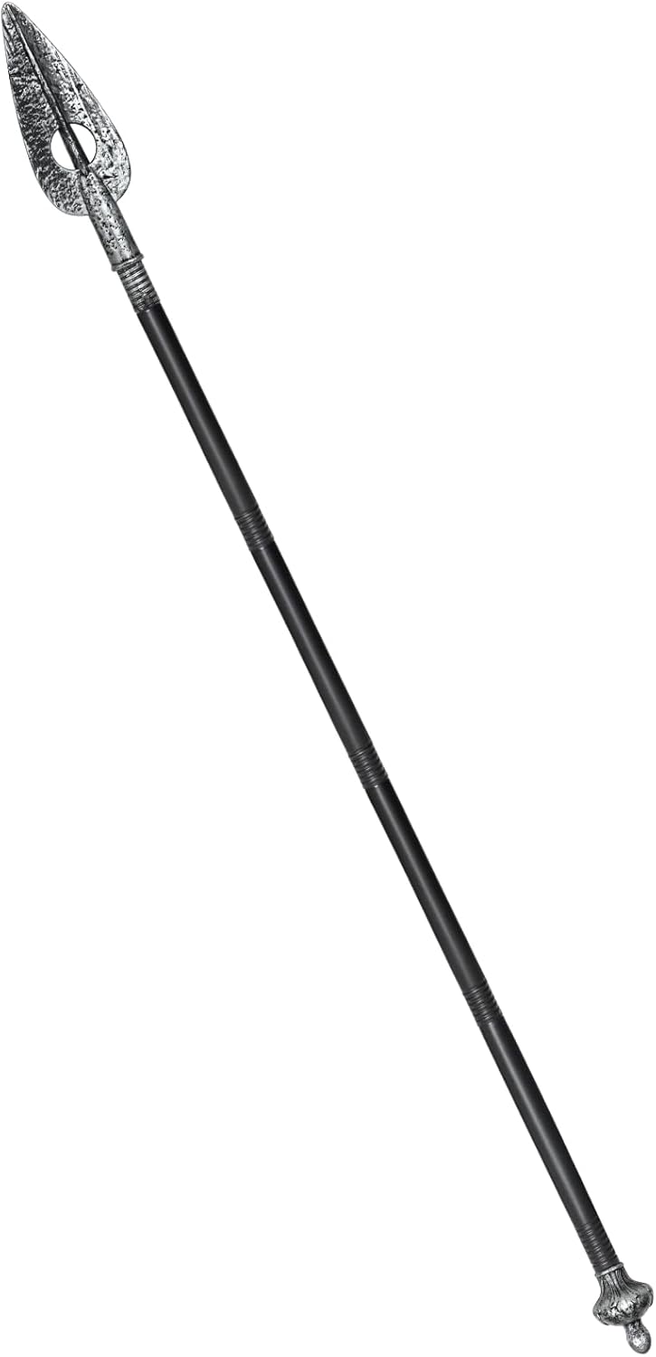 Spartan Spear Medieval Roman Plastic Spear Prop Costume Accessory Weapon,Cosplay Vikings Role Play for Halloween Party