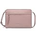 Produktbild David Jones - Damen Umhängetasche - Kleine Flache Handtasche PU Leder - Tasche Klassiche Elegante Beuteltasche Reise Shopping Handytasche Arbeit Clutch Party - Rosa