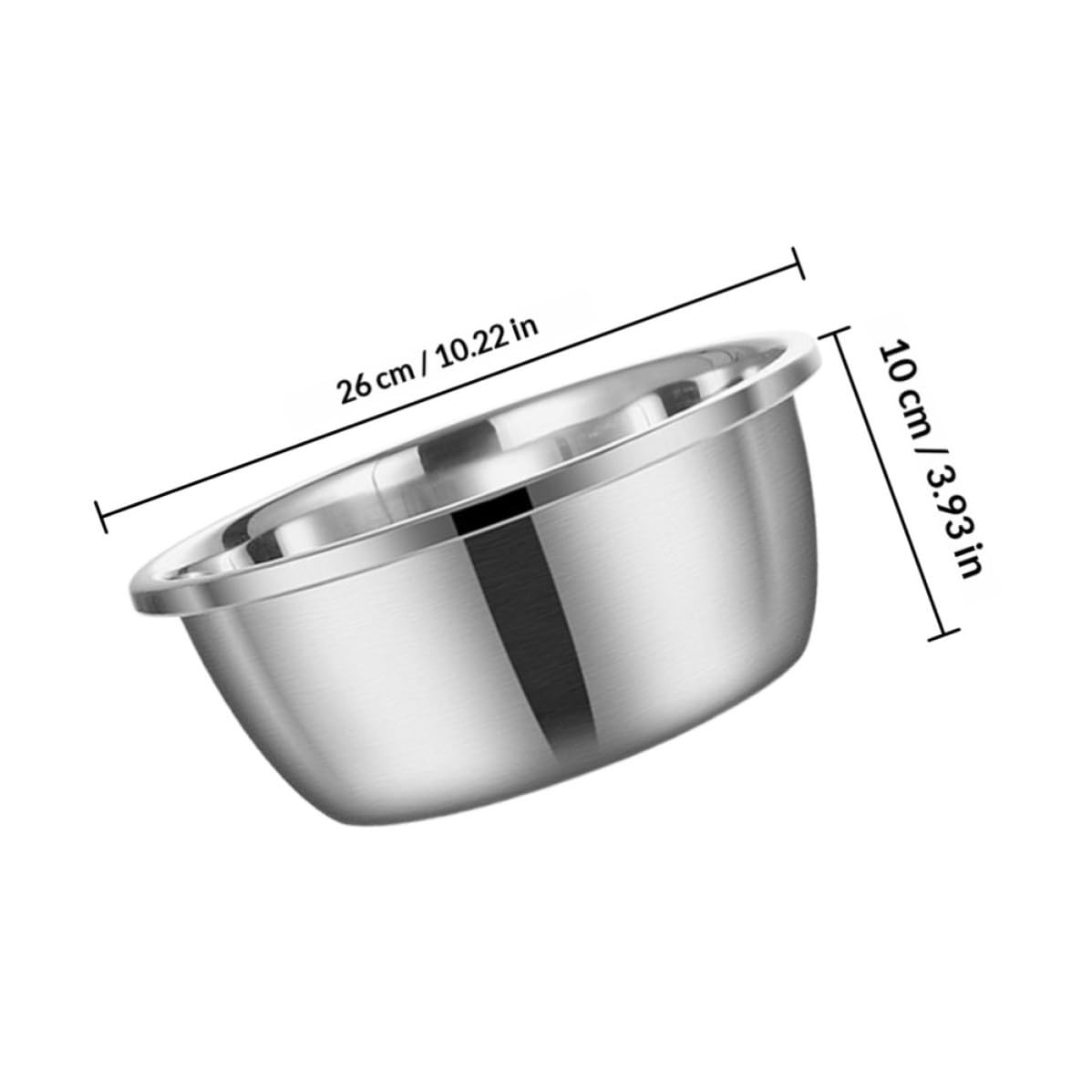 Juego de Coladores de Acero Inoxidable 3 Piezas con Borde Grueso | Plata, Lavado y Cocina Doméstica, Cuenco para Cortar Verduras con Gran Reborde