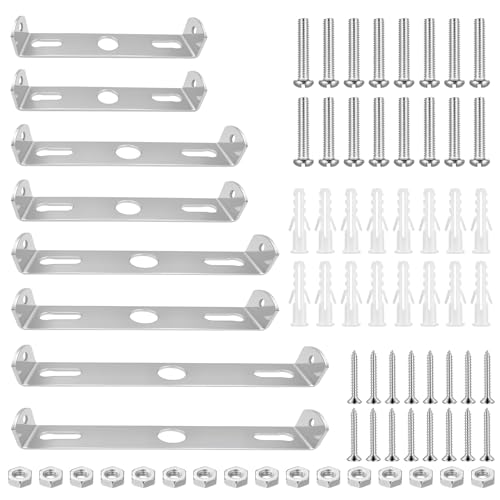 BJBJJIU 8 PiezasSoporte Lampara Techo, Soporte Luminaria Techo, 80/90/100/110 mm Placa de Soportes para Lámparas de Techos Lámparas Colgantes Oficina Hogar