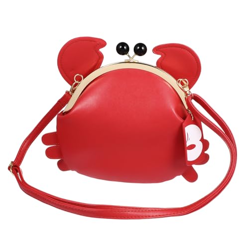 Paquet à main de crabe en PU élégant avec bandoulière réglable pour femme