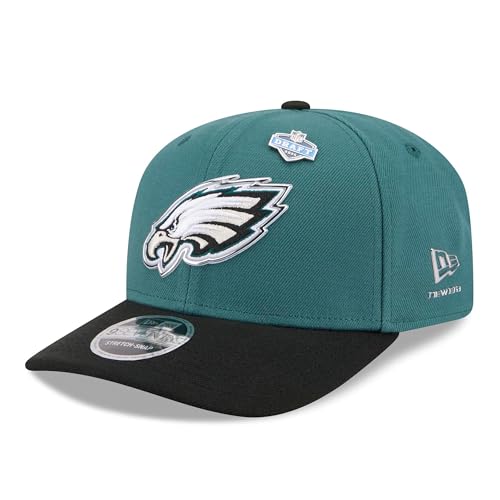 New Era Men's Midnight Green/Black Philadelphia Eagles 2026 NFL Draft 9SEVENTY Adjustable Hat
