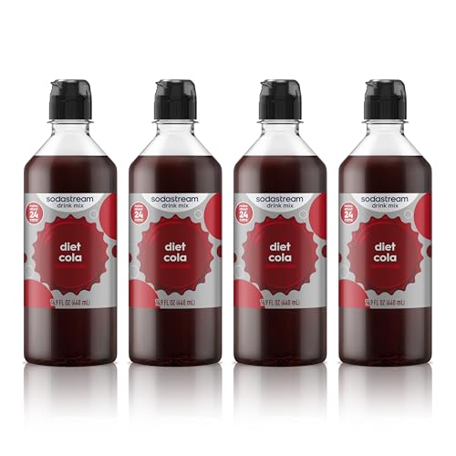 Image of Sodastream Classic Diet Cola New Pour Bottle, 14.9 Fl Oz, Pack of 4