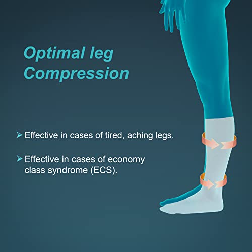 Image of Tynor Medical Compression Stocking Knee High Class 2 (Pair), Beige, XS, Pack of 2