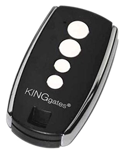 King Stylo4 - Mando a distancia original Stylo 4K con 4 botones, 433 Mhz "rolling code" - Sustituye el control de apertura de puertas a distancia King Gates Clipper