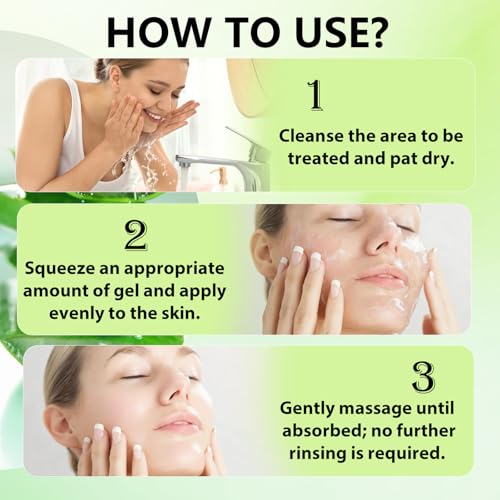 ABOTE Organic Aloe Vera Gel from 99% Pure Aloe for All - Ideal for After Suncare, Post - Shave & Itchy Skin - Works on Face, Body & Hair Care, Family Pack Size 13.53 fl oz, 400ml — view 4