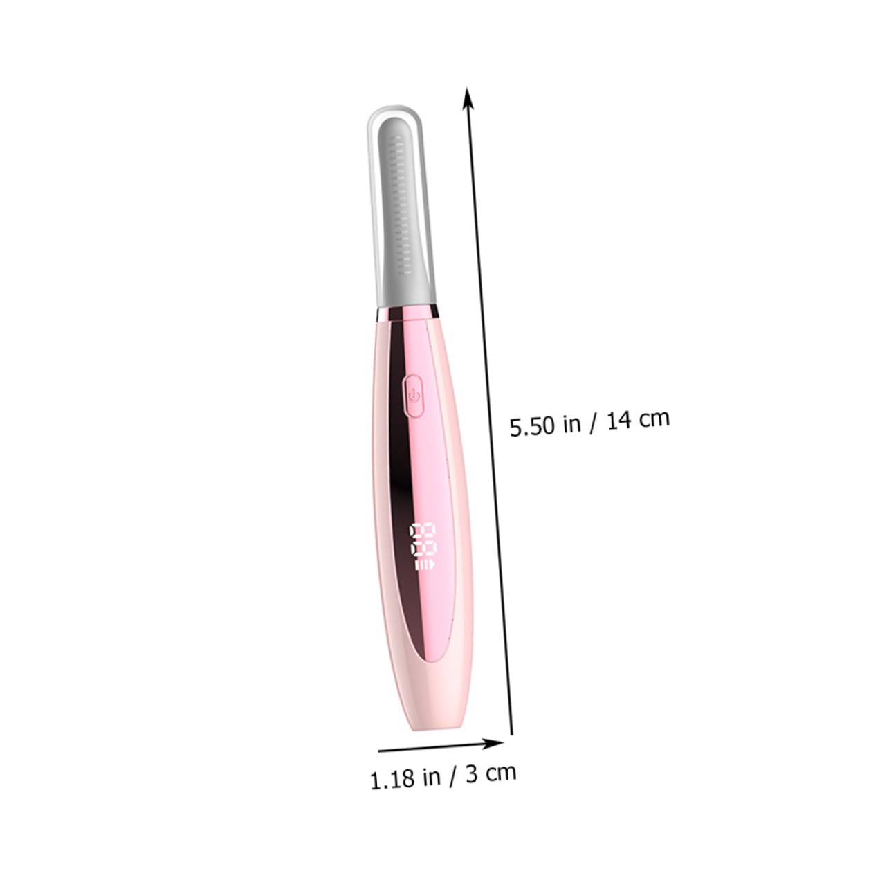 Ipetboom 3piezas Rizador De Pestañas Eléctrico Calentado Rizador Térmico Recargable Usb Para Pestañas Curvadas De Larga Duración Herramienta De Maquillaje Para Mujeres y Niñas