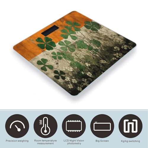 Báscula digital para baño con plataforma de vidrio templado miniatura 3