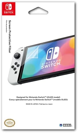 HORI Screen Protective Filter (OLED Model) - Officially Licensed - Nintendo Switch : Video Games