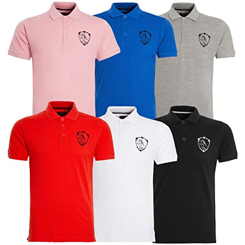 Polo manches courtes homme coton piqué taille S XL