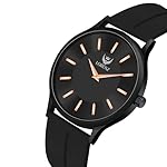 LORENZ-Slim-Case-Analog-Watch-with-Black-Silicone-Magnetic-Adjustable-Strap-Watch-for-Men-Women